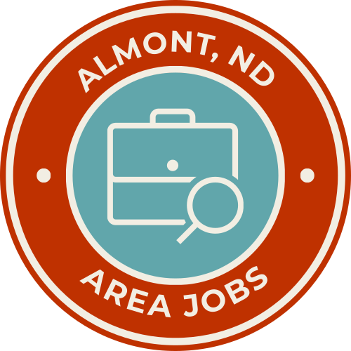 Almont, ND AREA JOBS logo